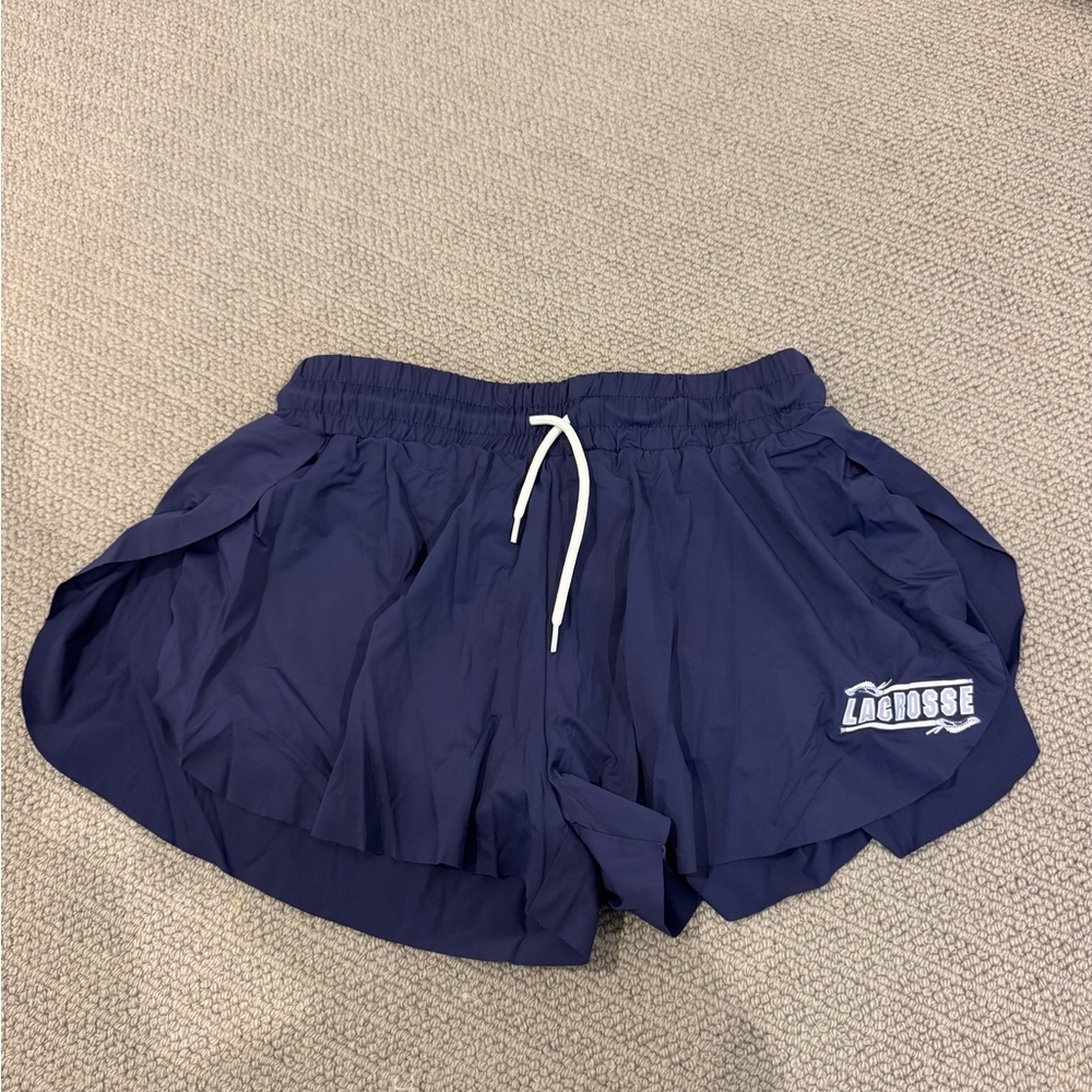 LaCrosse Dark Blue Women's Athletic Shorts